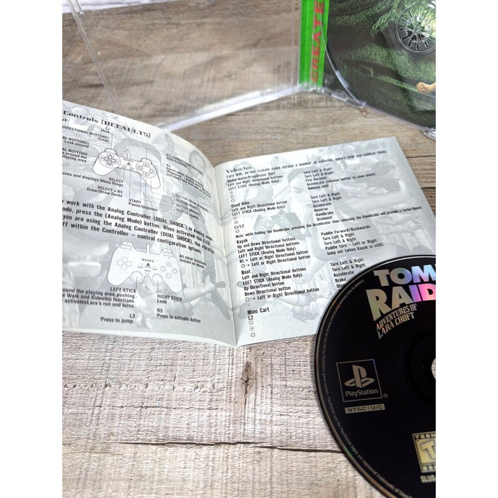 Tomb Raider III Adventure Lara Croft PlayStation PS1 Greatest Hits Manual Tested - Picture 7 of 11